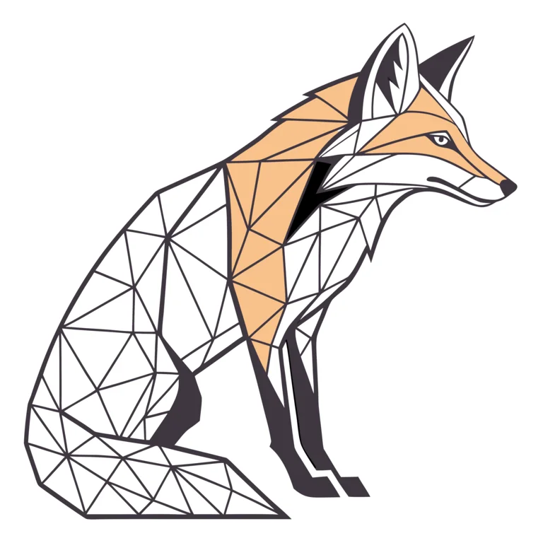 Fox Monogram Badge
