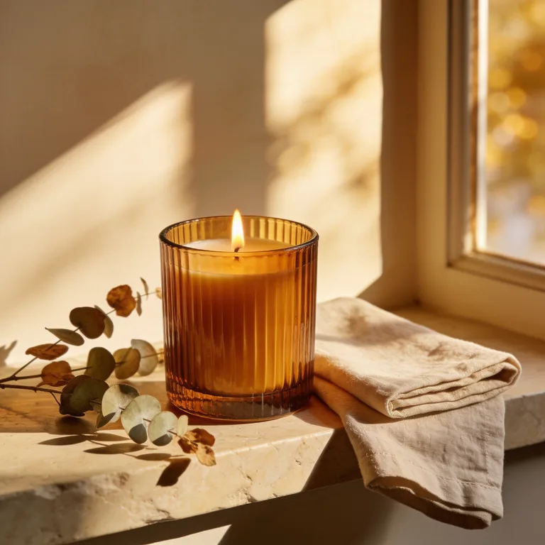 Soy Candle Scene