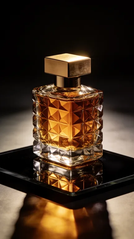 Amber Perfume Bottle