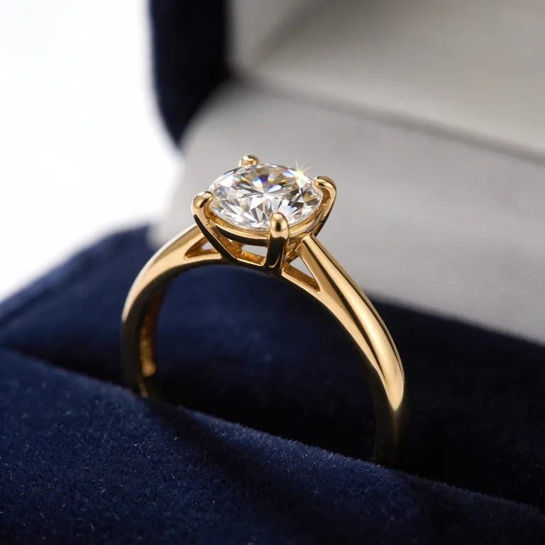 Gold Ring Macro