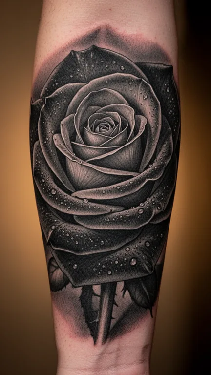 Realistic Rose Sleeve